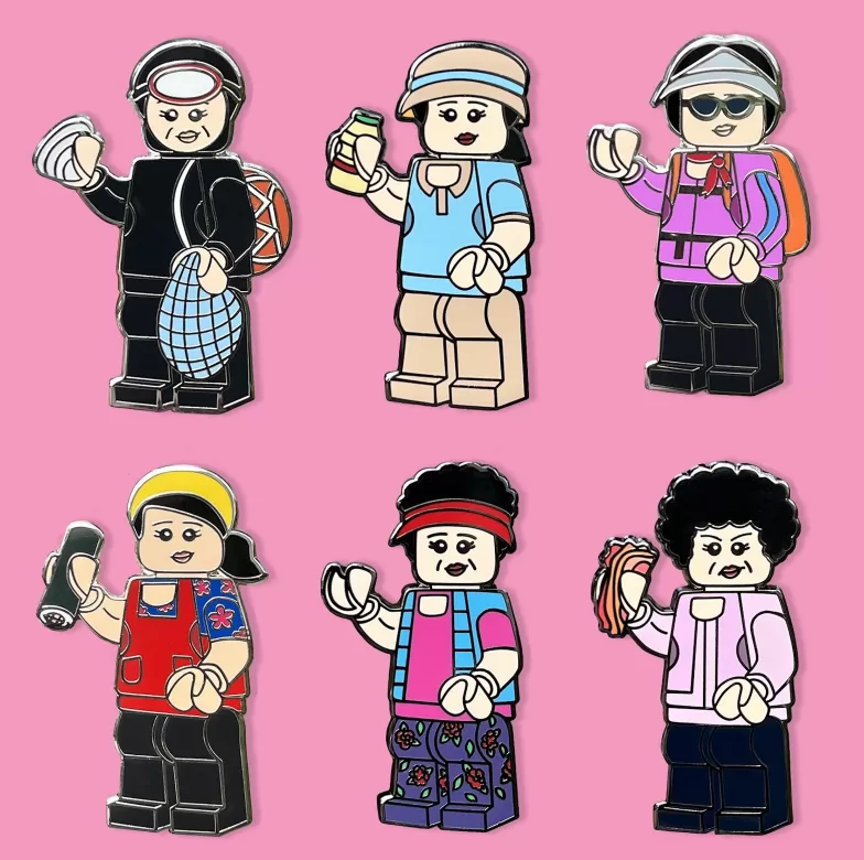 Anxiety and Kimbap ajjumma pins