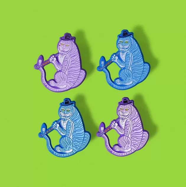 Anxiety and Kimbap tiger pins