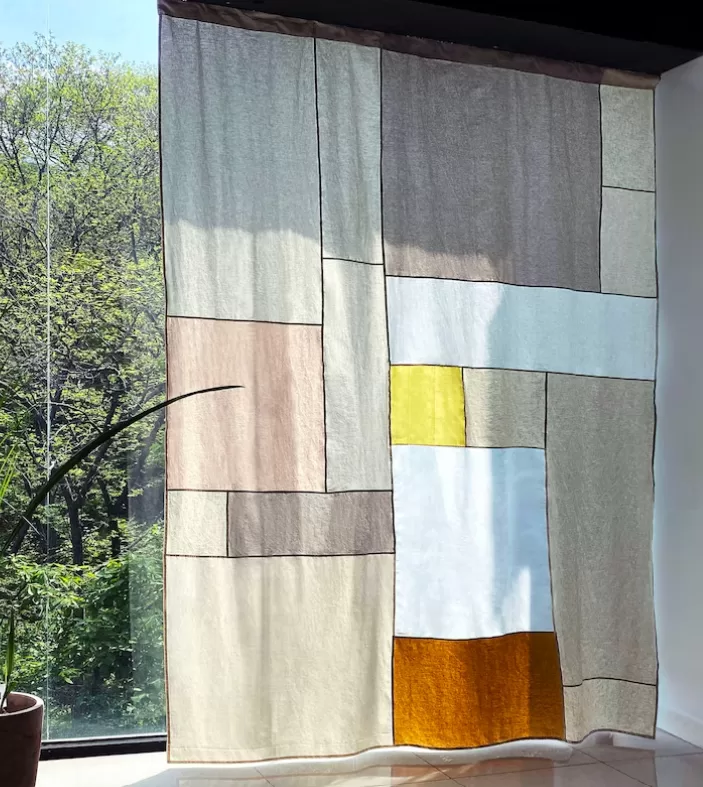 Designmeem jogakbo patchwork curtain