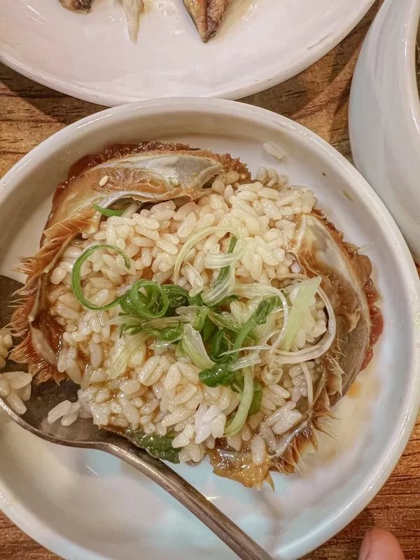 ganjang gejang (간장계장), or soy sauce marinated raw crab, Korean food