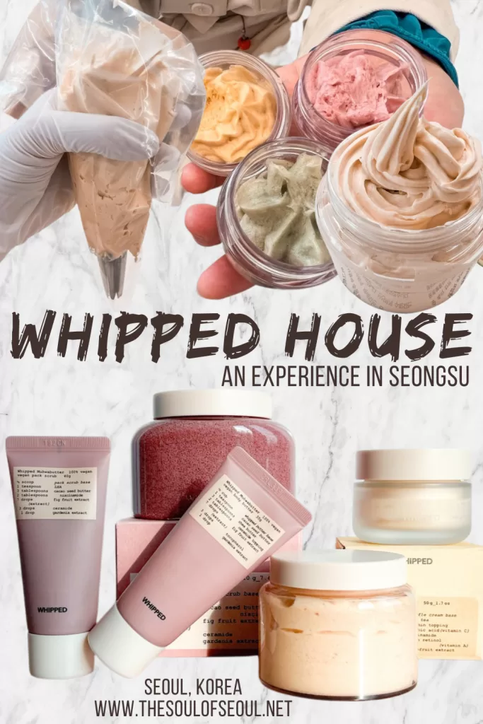 Whip It Up in Seongsu: Make Your Own Skincare at WHIPPED House: Discover a DIY skincare workshop at WHIPPED House in Seongsu-dong, Seoul. Whip, mix, and package your own vegan cleanser—an immersive experience not to be missed. How to join.