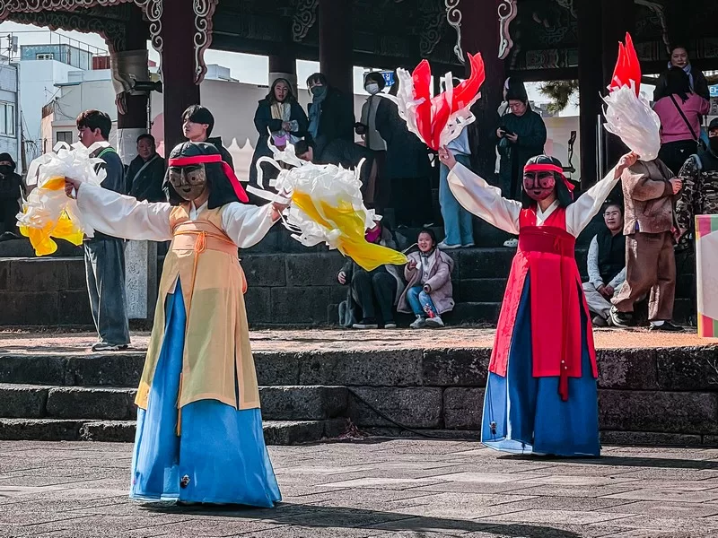 Tamnaguk Ipchungut Nori, Traditional Korean mask, tal, Ipchun, Jeju-si, Jeju-do, Korea