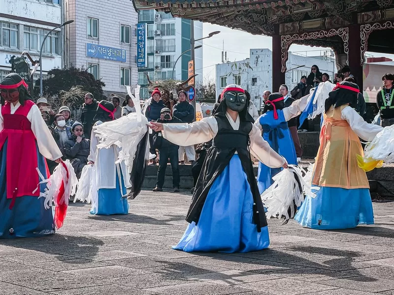 Tamnaguk Ipchungut Nori, Traditional Korean mask, tal, Ipchun, Jeju-si, Jeju-do, Korea