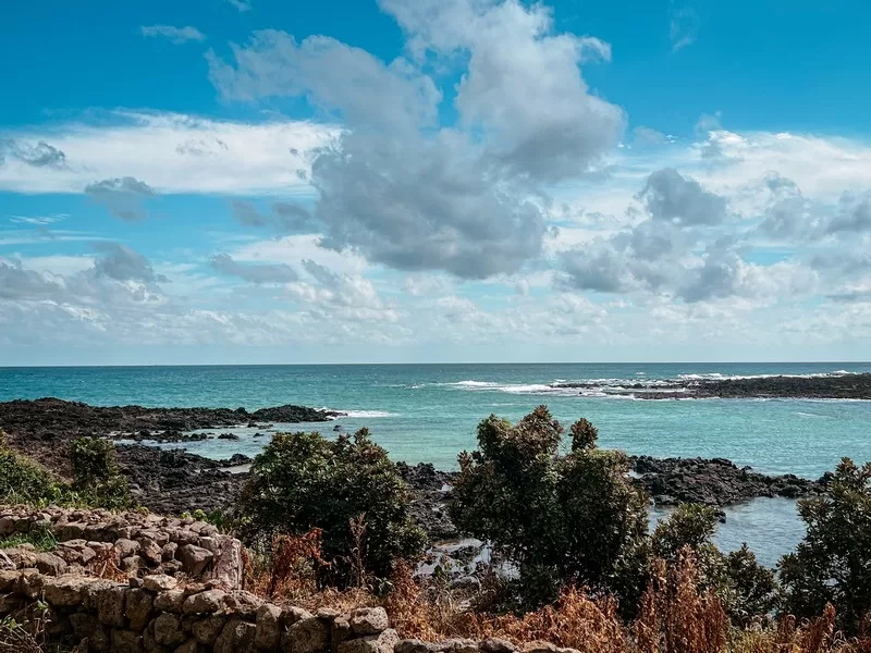 Jeju seaside, seaside view, Jeju, Korea
