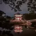 Gyeongbokgung Palace Seoul, Korea; night in Seoul, moonlight tour