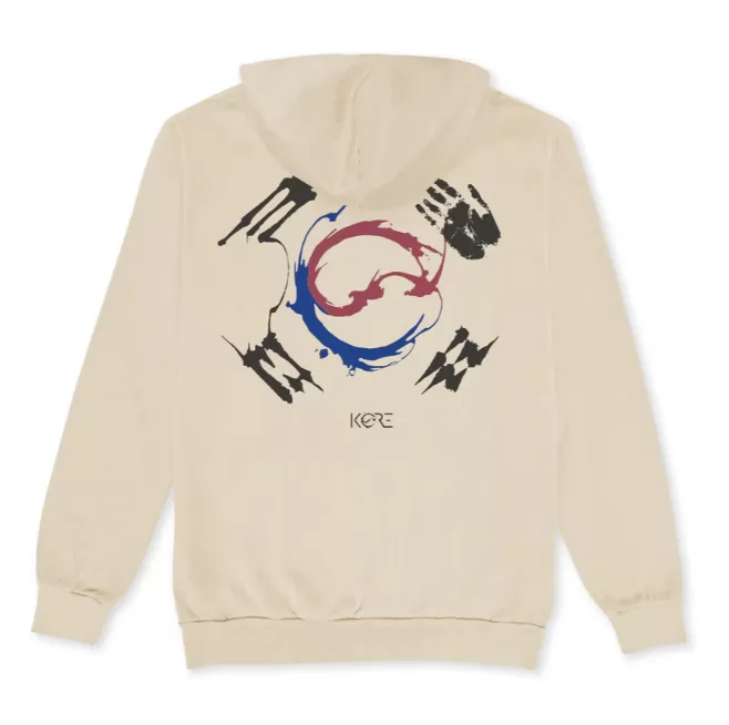 KORELIMITED; Korean fashion, K-style, K-fashion, KORELIMITED Ahn Drip Flag Hoodie