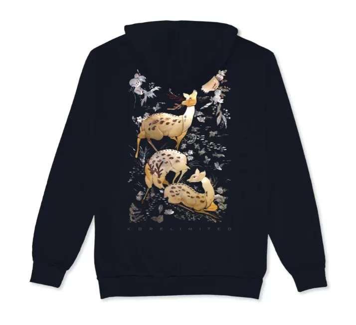 KORELIMITED; Korean fashion, K-style, K-fashion, KORELIMITED Deer of Pearl Hoodie