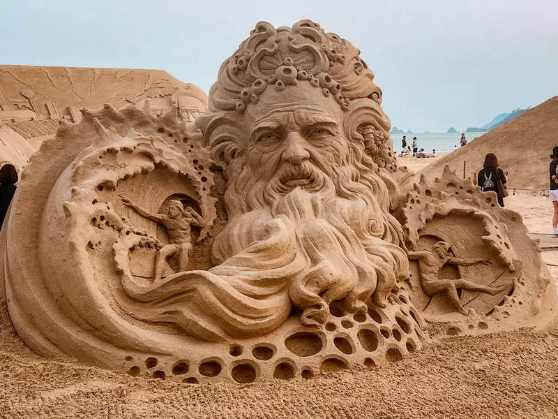 Haeundae Sand Festival (해운대 모래축제), Busan, Korea
