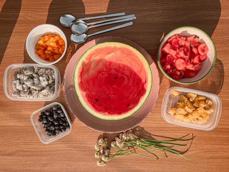 Hwachae (화채), Korean food, summer food