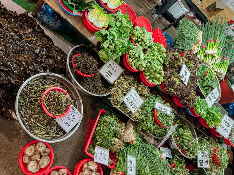 tot (톶), Korean food, seaweed