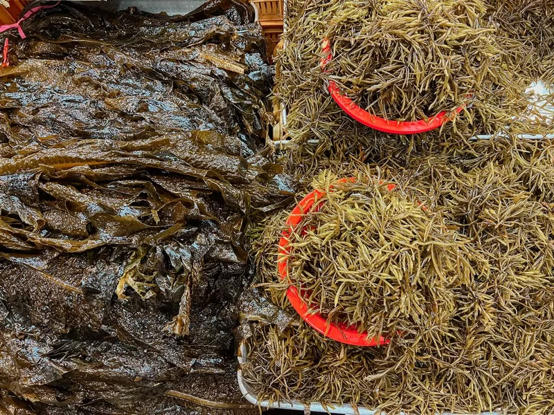 tot (톶), Korean food, seaweed