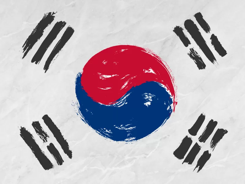 Korean flag, taegukgi