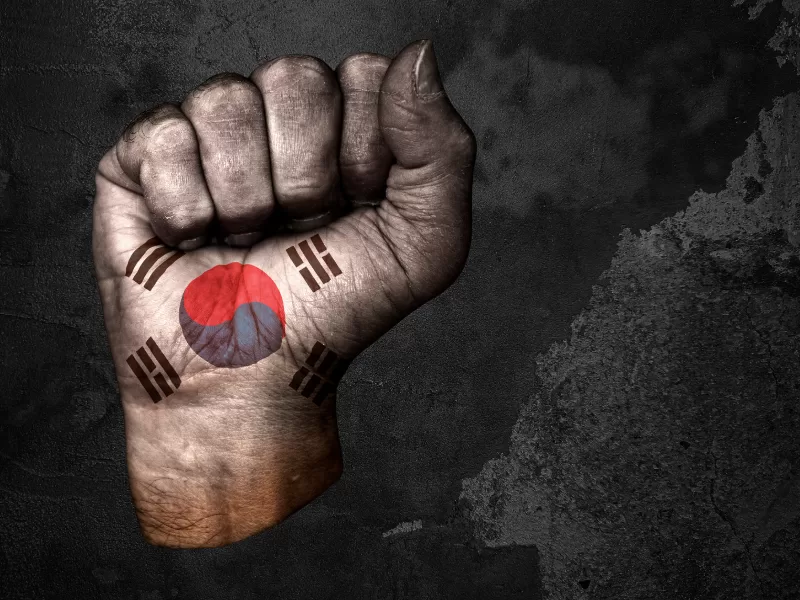 Korean flag, taegukgi