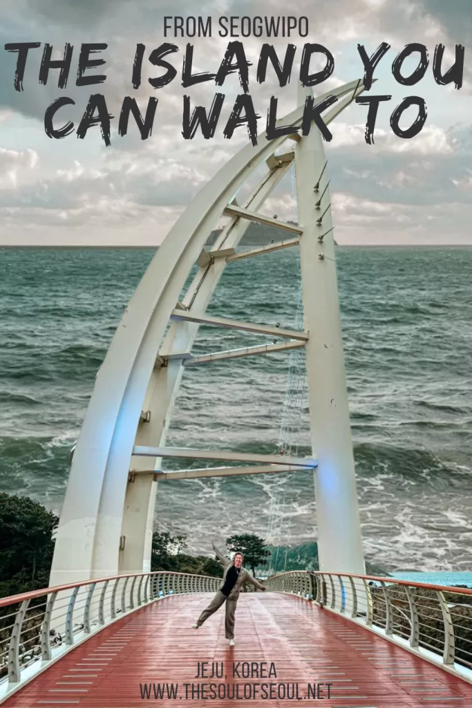 Saeseom Island: The Island You Can Walk To From Seogwipo via Saeyeongyo Bridge: Discover Saeyeongyo Bridge and Saeseom Island in Seogwipo, Jeju. Stroll the sail-shaped bridge, explore a peaceful 1.2 km island trail, and catch the stunning night lights.