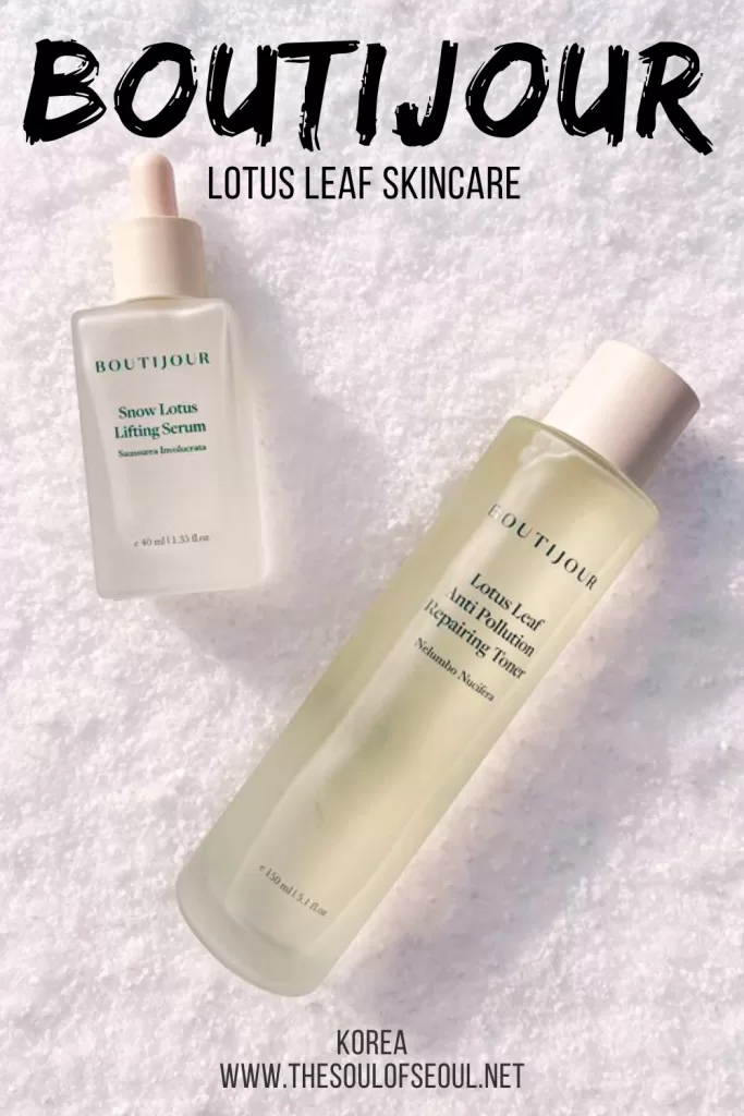 Boutijour Lotus Leaf Anti-Pollution Repairing Toner & Snow Lotus Lifting Serum Review: Discover my honest review of Boutijour’s Lotus Leaf Anti-Pollution Repairing Toner and Snow Lotus Lifting Serum. Learn how these lotus-powered K-beauty products hydrate, protect, and revitalize skin while offering indulgent yet practical skincare for urban living.