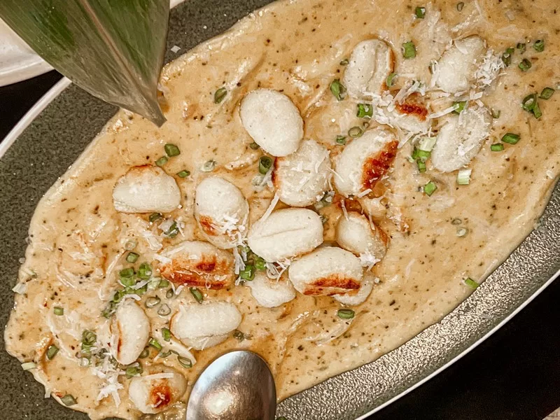 Jinjak Kakii (진작 카키), Jongno-gu, Seoul, Korea, pumpkin gnocchi