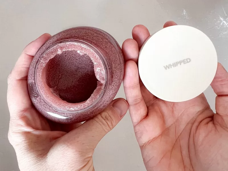 WHIPPED Vegan Muhwabutter Scrub Review, Korean beauty, Korean skincare, Kbeauty