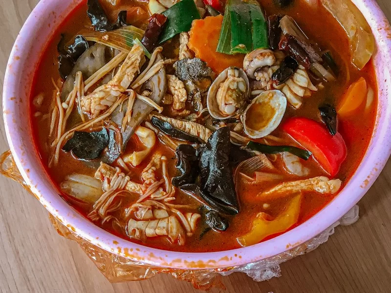 Jjamppong (짬뽕), Korean Chinese food