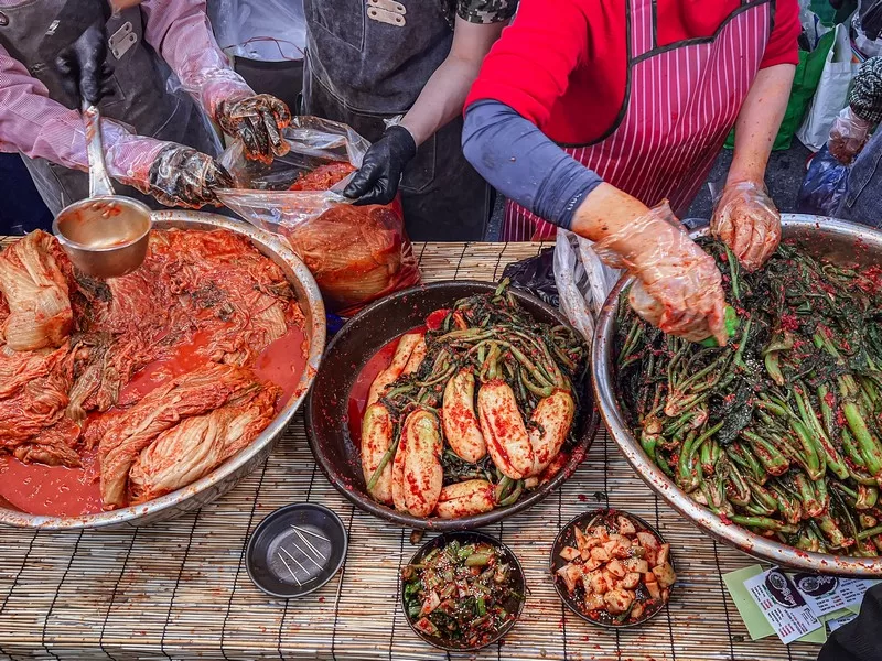 Gwangju Kimchi Festival, Gwangju, Korea; kimchi, Korean food