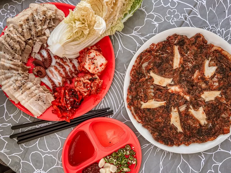 Gwangju Kimchi Festival, Gwangju, Korea; kimchi, Korean food, bossam