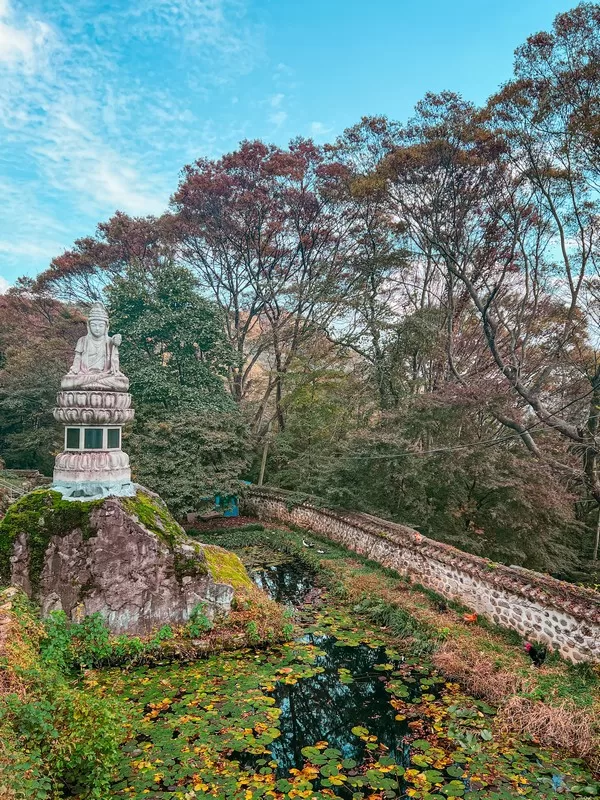 Byeongnyeonam Hermitage (벽련암), Naejangsan National Park (내장산국립공원), Jeollabuk-do, Korea; fall foliage, maple tree