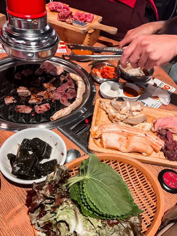 Mongvely Korean BBQ restaurant, Myeongdong, Seoul, Korea