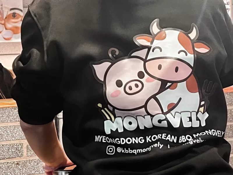 Mongvely Korean BBQ restaurant, Myeongdong, Seoul, Korea