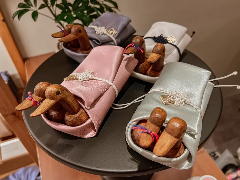 Bojagi (보자기); wedding ducks, Korean culture