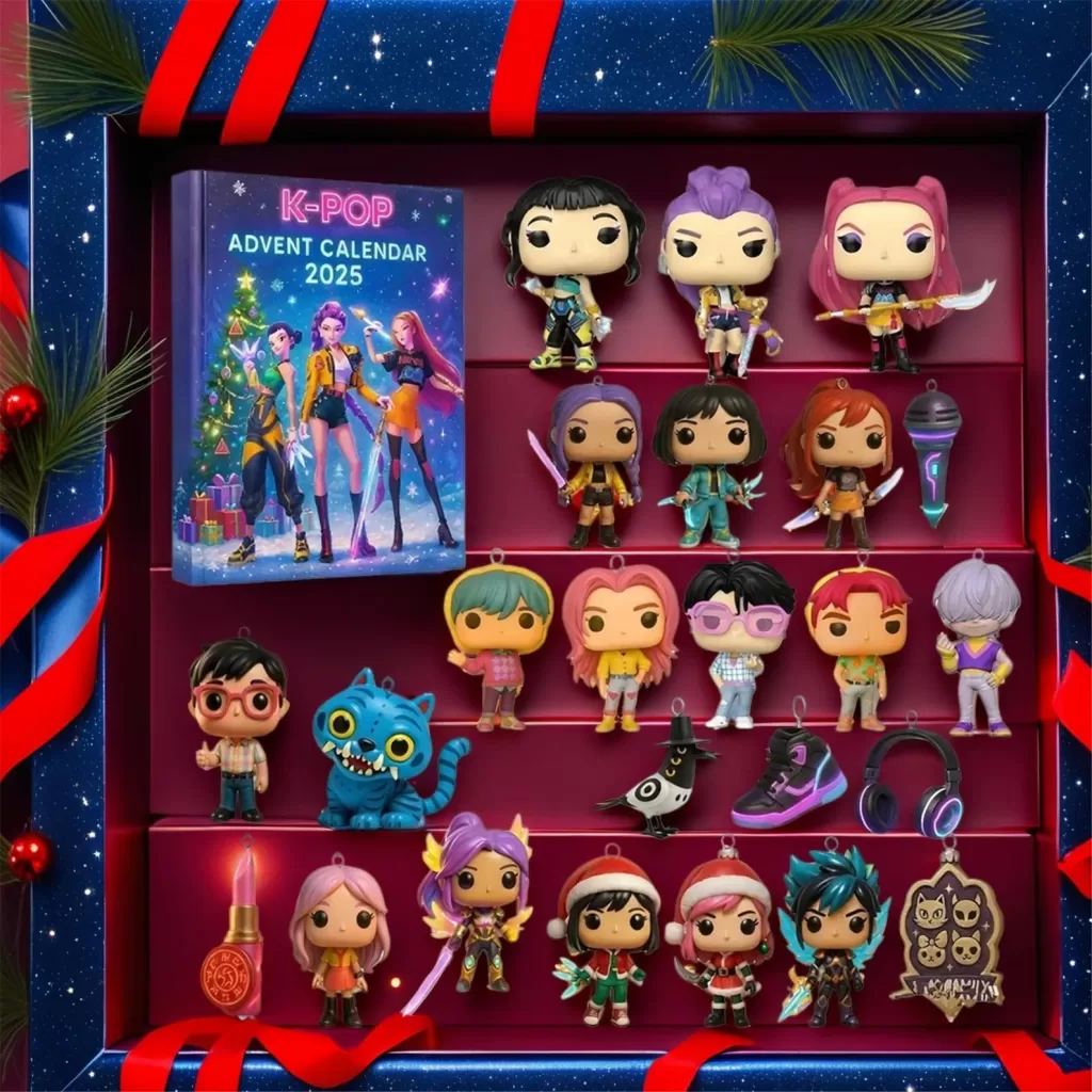 K-pop demon hunters advent calendar 2025