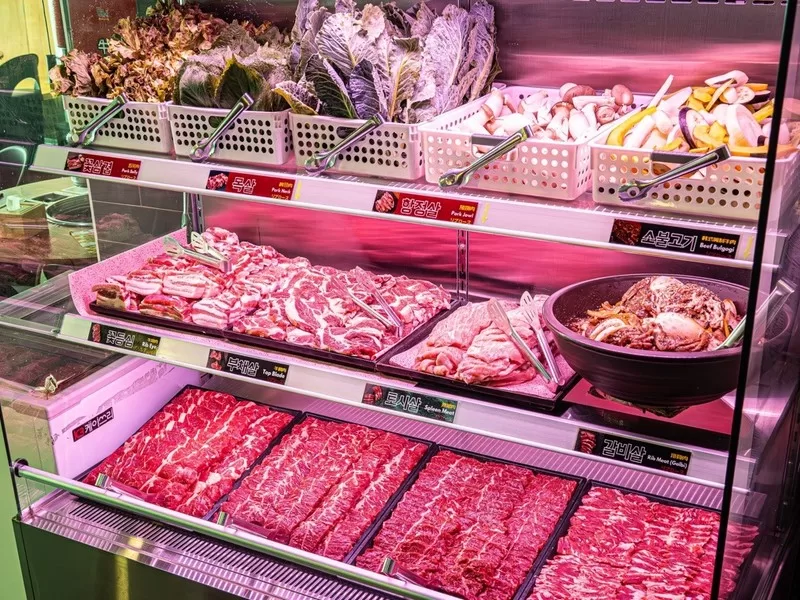 Mongvely Korean BBQ restaurant, Myeongdong, Seoul, Korea