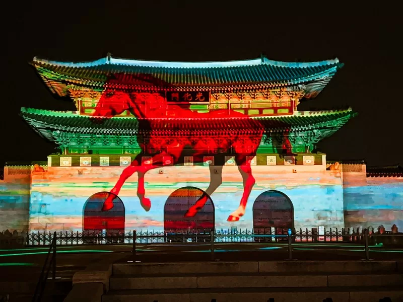 Seoul Lantern Festival, Gyeongbokgung Palalce, Gwanghwamun Square, Seoul, Korea; 2026 year of the red horse