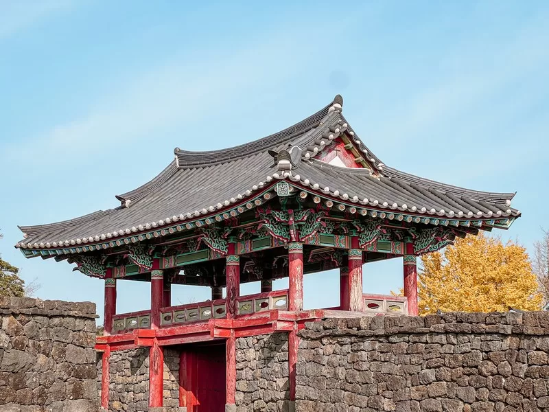 Seongeup Folk Village (성읍민속마을), Pyoseon-myeon, Seogwipo-si, Jeju-do, Korea; Korean folk village, Hanok