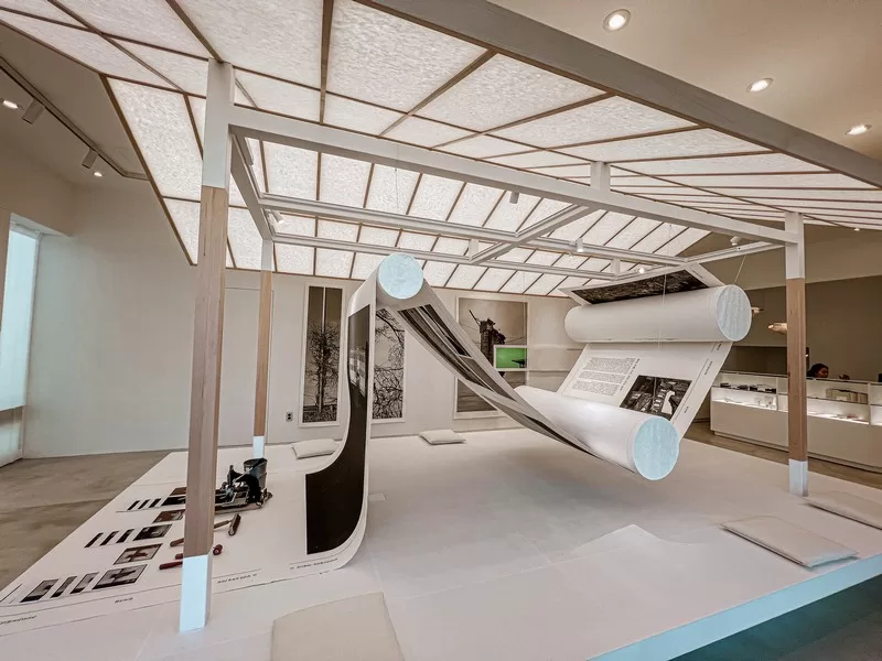 Hanji House (한지가헌), Bukchon Hanok Village, Jongno-gu, Seoul, Korea; Hanji paper