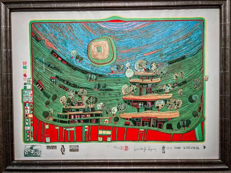 Hundertwasser Park (훈데르트바서파크), Udo- Island, Jeju-do, Korea