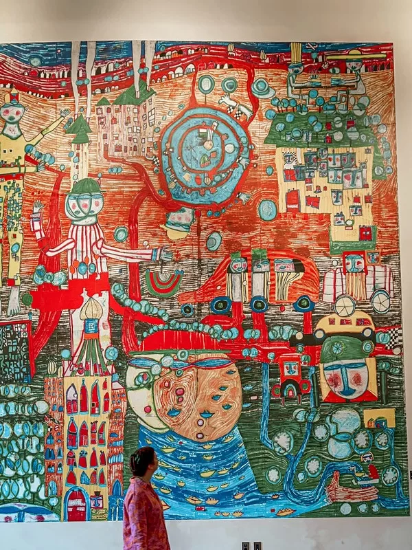 Hundertwasser Park (훈데르트바서파크), Udo- Island, Jeju-do, Korea