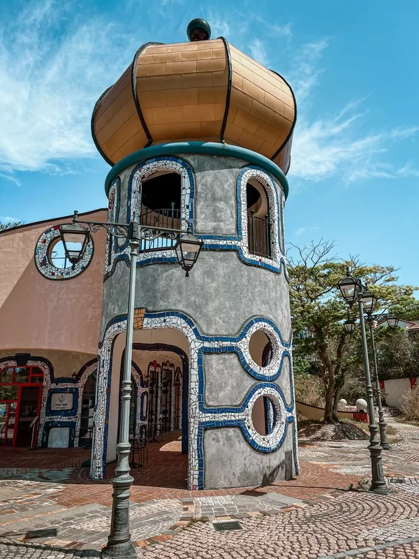 Hundertwasser Park (훈데르트바서파크), Udo- Island, Jeju-do, Korea