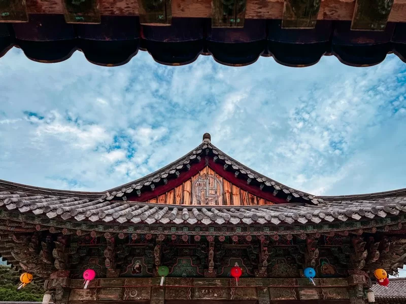 Bulguksa Temple (불국사) , Gyeongju, Korea; Geukrakjeon Hall