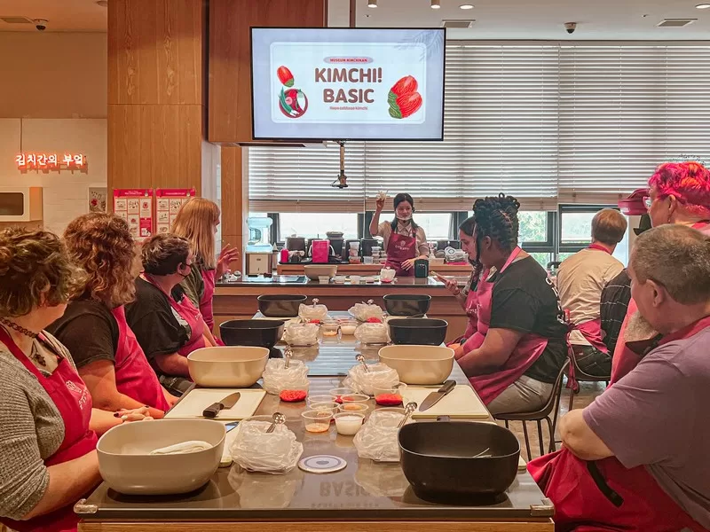 Museum Kimchikan (뮤지엄 김치간), Insadong, Seoul, Korea; kimchi cooking class