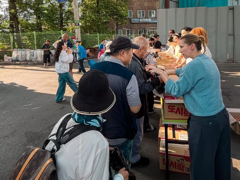 Share with Homeless, volunteer in Seoul, Yeongdeungpo, Seoul, Korea