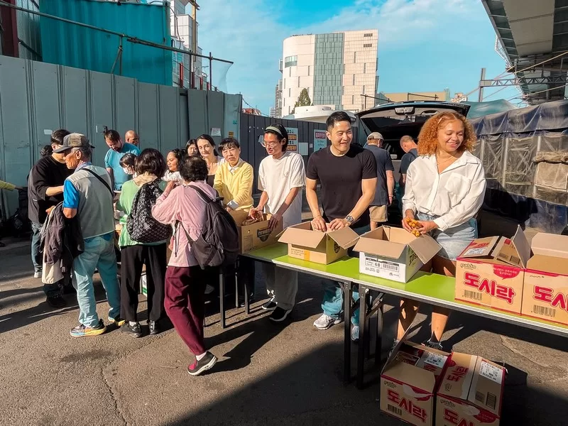 Share with Homeless, volunteer in Seoul, Yeongdeungpo, Seoul, Korea