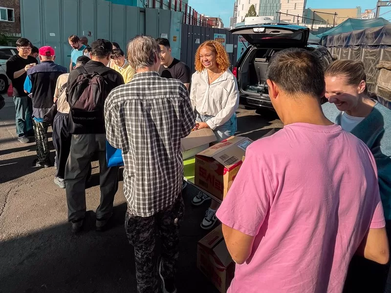 Share with Homeless, volunteer in Seoul, Yeongdeungpo, Seoul, Korea