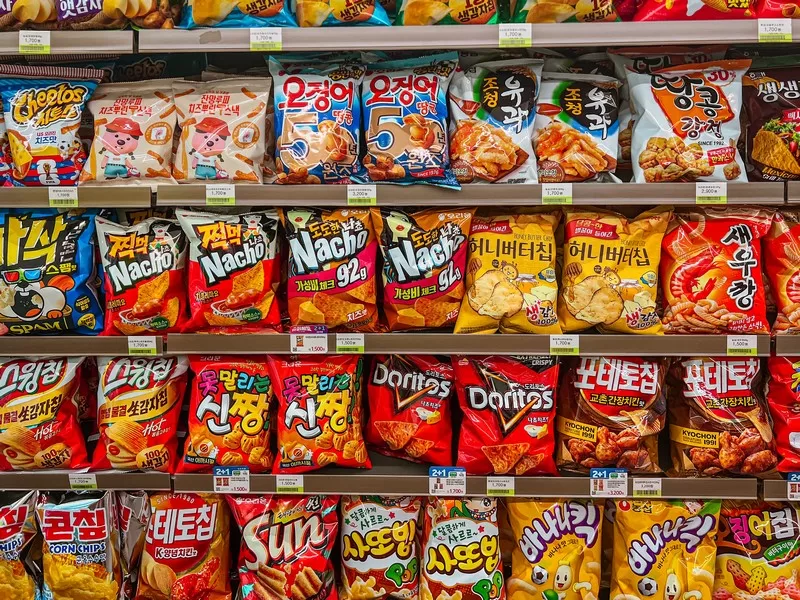 Korean convenience store, chips