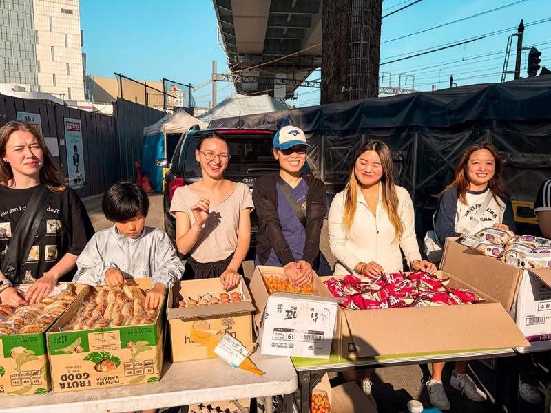 Share with Homeless, volunteer in Seoul, Yeongdeungpo, Seoul, Korea