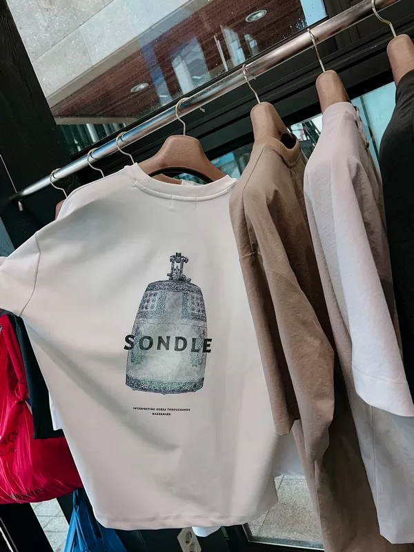 SONDLE, Korean modern fashion brand, Sacred Bell Of King Seongdeok T-Shirt
