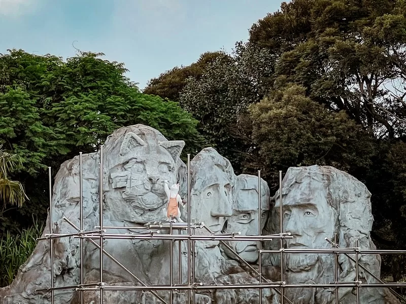 Dolcori Forest (돌코리숲), Andeok-myeon, Seogwipo-si, Jeju-do; cat-themed theme park