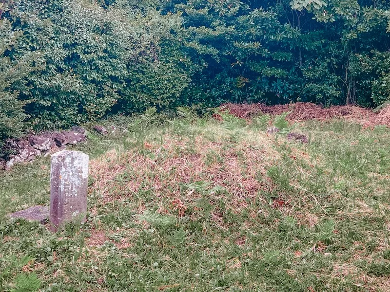 family burial mound, Korean grave; Pyoseon-myeon, Jeju Island, Korea