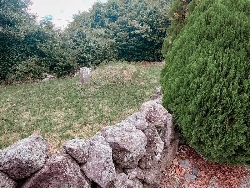 family burial mound, Korean grave; Pyoseon-myeon, Jeju Island, Korea